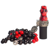 Персональний мундштук для Кальяну Japona Samurai Red Beads