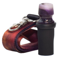 Персональний мундштук для Кальяну PERSONALKA Epoxy Space Black & Violet