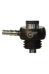 Кальян Geometry Hookah Little Bro Honeycomb Gloss Gray