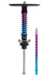 Кальян Mamay Coilovers Anodized Aluminium Mini Шахта Чорна Пружина Космос