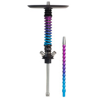 Кальян Mamay Coilovers Anodized Aluminium Mini Шахта Чорна Пружина Космос
