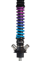 Кальян Mamay Coilovers Anodized Aluminium Mini Шахта Чорна Пружина Космос
