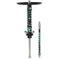 Кальян Mamay Coilovers Anodized Aluminium Mini Шахта Зелений Камуфляж Пружина Чорна