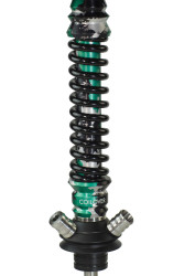 Кальян Mamay Coilovers Anodized Aluminium Mini Шахта Зелений Камуфляж Пружина Чорна