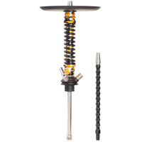 Кальян Mamay Coilovers Anodized Aluminium Mini Шахта Золото з Чорним Пружина Чорна