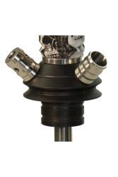 Кальян Mamay Coilovers Print Шахта Черепа Пружина Белая