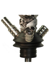 Кальян Mamay Coilovers Print Шахта Черепа Пружина Темно-Зелена