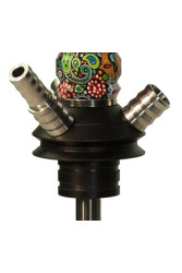 Кальян Mamay Coilovers Print Шахта Flowers Пружина Чорна