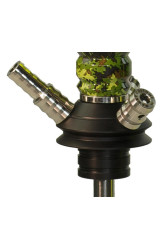Кальян Mamay Coilovers Print Шахта Піксель Світло-Зелений Пружина Жовта Флюоресцентна