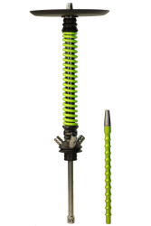 Кальян Mamay Coilovers Шахта Чорний Лак Пружина Салатова