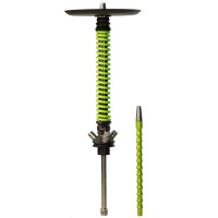 Кальян Mamay Coilovers Шахта Чорний Лак Пружина Салатова