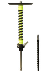 Кальян Mamay Coilovers Шахта Жовтий Флюоресцентний Лак Пружина Чорна
