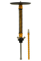 Кальян Mamay Coilovers Anodized Aluminium Шахта Золото Пружина Чорна