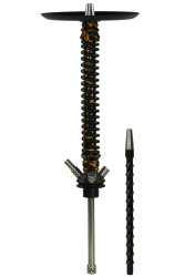 Кальян Mamay Coilovers Anodized Aluminium Шахта Чорний з Золотом Лак Пружина Чорна