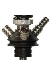 Кальян Mamay Coilovers Micro Шахта Срібло Пружина Чорна