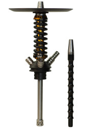 Кальян Mamay Coilovers Micro Шахта Чорна З Золотими Бризками Пружина Чорна