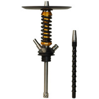 Кальян Mamay Coilovers Micro Шахта Золото З Чорними Бризками Пружина Чорна