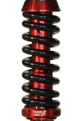 Кальян Mamay Coilovers Micro Шахта Червона З Чорними Бризками Пружина Чорна