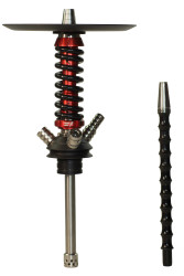 Кальян Mamay Coilovers Micro Шахта Червона З Чорними Бризками Пружина Чорна