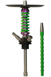 Кальян Mamay Coilovers Micro Шахта Фіолетова Пружина Зелена