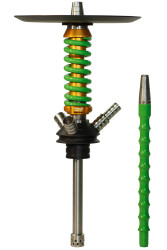 Кальян Mamay Coilovers Micro Шахта Золото Пружина Зелена