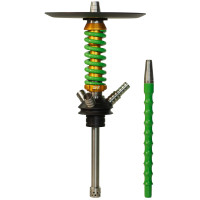 Кальян Mamay Coilovers Micro Шахта Золото Пружина Зелена