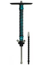 Кальян Mamay Coilovers Anod Шахта Бірюза з Чорними Бризками / Пружина Чорна