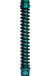 Кальян Mamay Coilovers Anod Шахта Бірюза з Чорними Бризками / Пружина Чорна