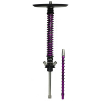 Кальян Mamay Coilovers Anod Шахта Чорна / Пружина Фіолетові бризки