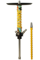 Кальян Mamay Coilovers Mini Print Шахта Картина Пружина Жовта