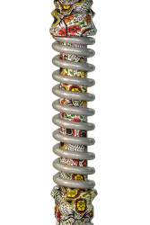 Кальян Mamay Coilovers Mini Print Шахта Mexico Пружина Срібляста