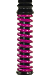 Кальян Mamay Coilovers Mini Шахта Чорний Лак Пружина Рожева