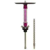Кальян Mamay Coilovers Mini Шахта Рожевий Лак Пружина Хром