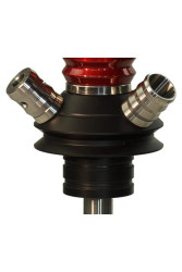 Кальян Mamay Coilovers Mini Шахта Червоний Лак Пружина Чорна
