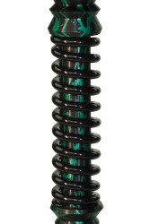 Кальян Mamay Coilovers Anodized Aluminium Mini Шахта Зелений З Чорним Лак Пружина Чорна