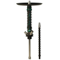 Кальян Mamay Coilovers Anodized Aluminium Mini Шахта Зелений З Чорним Лак Пружина Чорна
