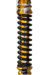 Кальян Mamay Coilovers Anodized Aluminium Mini Шахта Золото - Камуфляж Лак Пружина Чорна