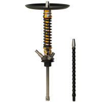 Кальян Mamay Coilovers Anodized Aluminium Mini Шахта Золото - Камуфляж Лак Пружина Чорна
