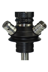 Кальян Mamay Coilovers Mini Print Шахта Карбон / Пружина Темно - Бірюзова
