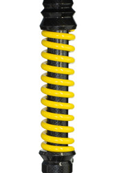 Кальян Mamay Coilovers Mini Print Шахта Карбон / Пружина Жовта