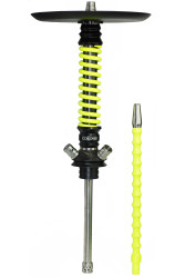 Кальян Mamay Coilovers Mini Шахта Чорна / Пружина Желтый Фл (основа космос)
