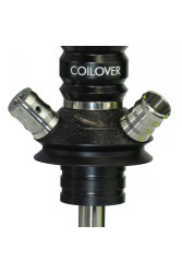 Кальян Mamay Coilovers Mini Шахта Чорна / Пружина Желтый Фл (основа космос)