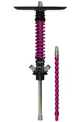  Кальян Mamay Coilovers Mini Шахта Черная / Пружина Рожевий (основа крапки)