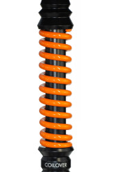Кальян Mamay Coilovers Mini Шахта Чорна / Пружина Помаранчева (основа космос)