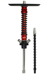 Кальян Mamay Coilovers Mini Anod Шахта Червоно - Чорні Бризки / Пружина Чорна