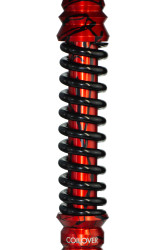 Кальян Mamay Coilovers Mini Anod Шахта Червоно - Чорні Бризки / Пружина Чорна