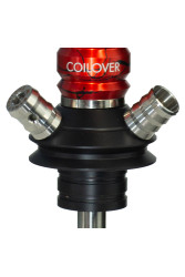 Кальян Mamay Coilovers Mini Anod Шахта Червоно - Чорні Бризки / Пружина Чорна