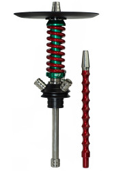 Кальян Маmаy Coilovers Micro Шахта Зелений / пружина Червоний лак