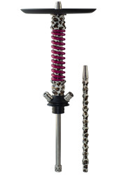Кальян Mamay Coilovers Mini Print Шахта Шахта Хутро Пружина Рожевий лак