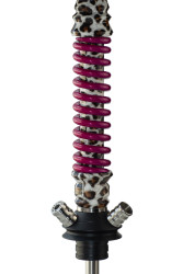 Кальян Mamay Coilovers Mini Print Шахта Шахта Хутро Пружина Рожевий лак
